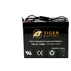 TIGER TBG12-80BP 12V 80Ah Reserve Power Gel Battery